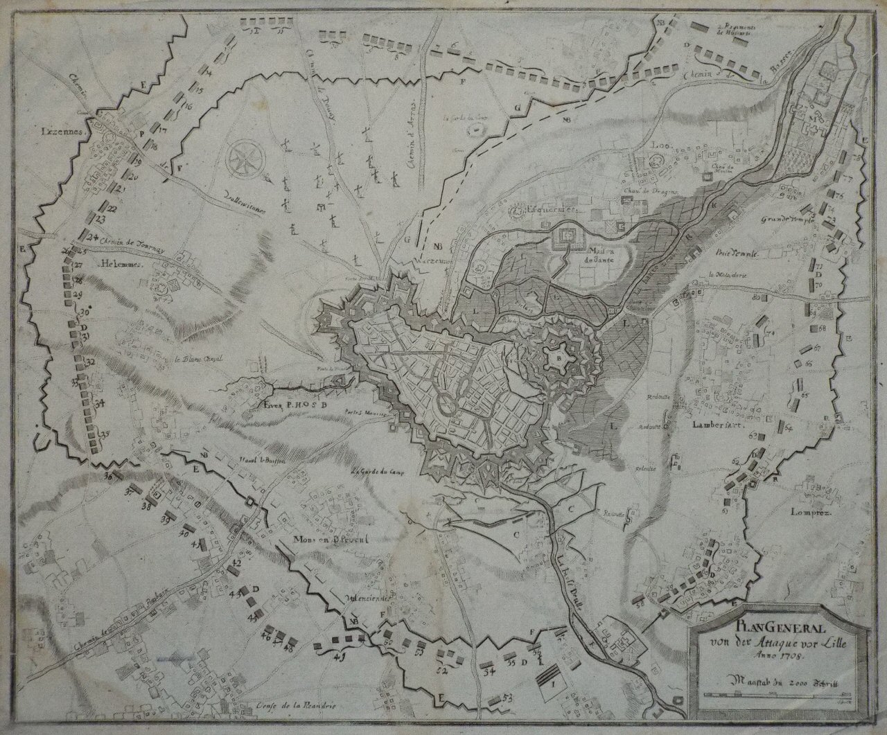 Map of Lille - Lille